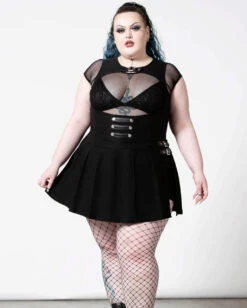 KILLSTAR Bad Brigade Kleid -Halloween Kostüm Geschäft killstar bad brigade kleid killstar gothic dress gothic roecke und kleider 52229 5