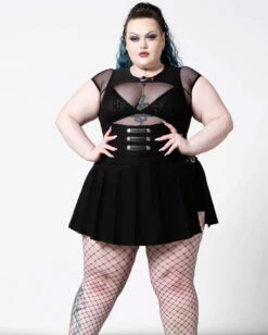 KILLSTAR Bad Brigade Kleid -Halloween Kostüm Geschäft killstar bad brigade kleid killstar gothic dress gothic roecke und kleider 52229 6