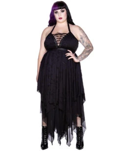 KILLSTAR Badlands Kleid 8 KILLSTAR Badlands Kleid -Halloween Kostüm Geschäft killstar badlands kleid killstar badlands dress gothic fashion gohtic kleider und roecke gotik mode 52251 3
