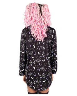 KILLSTAR Batty Schlaf-Hemd -Halloween Kostüm Geschäft killstar batty schlaf hemd gothic fashion von killstar batty sleep shirt gothic und halloween merch 51796 2