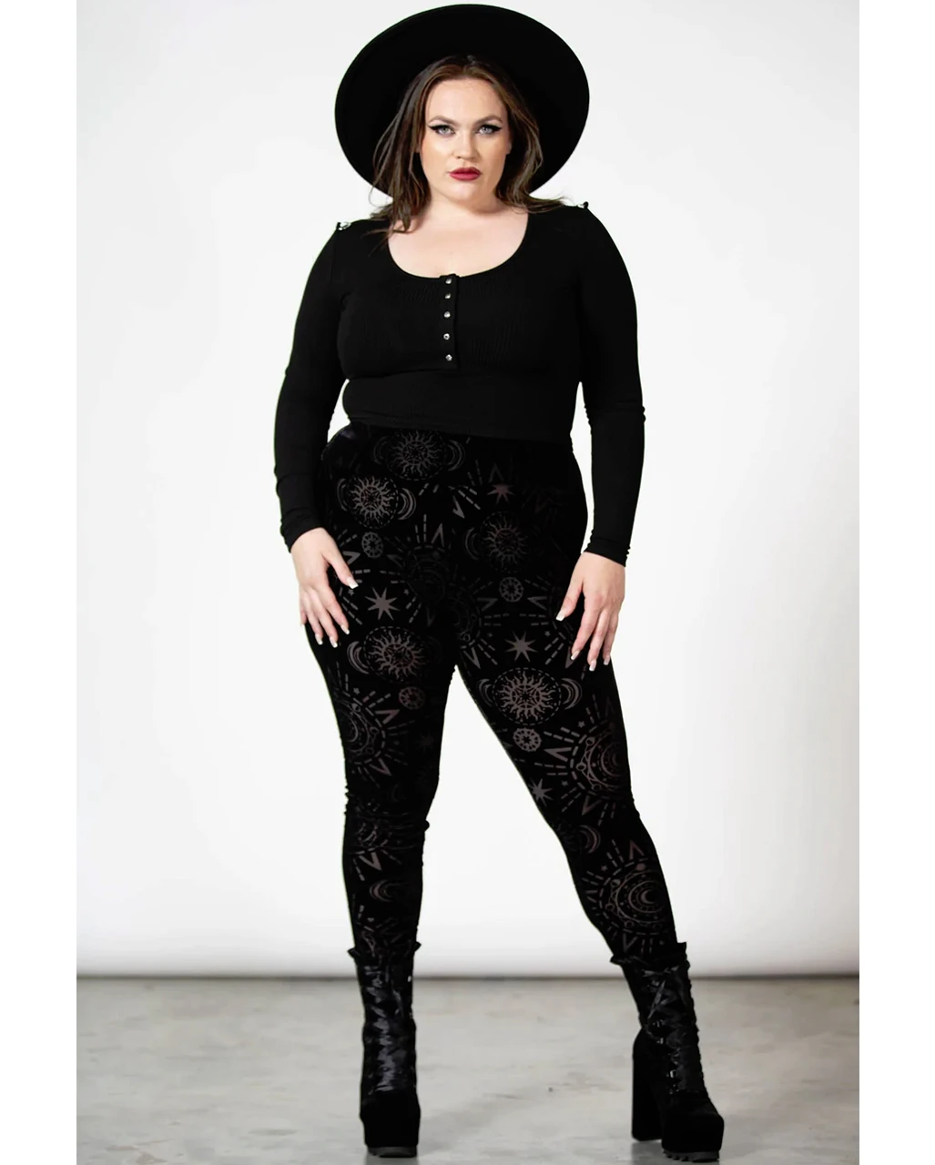 KILLSTAR Brielle Burnout Leggings 6 KILLSTAR Brielle Burnout Leggings – Bild 4