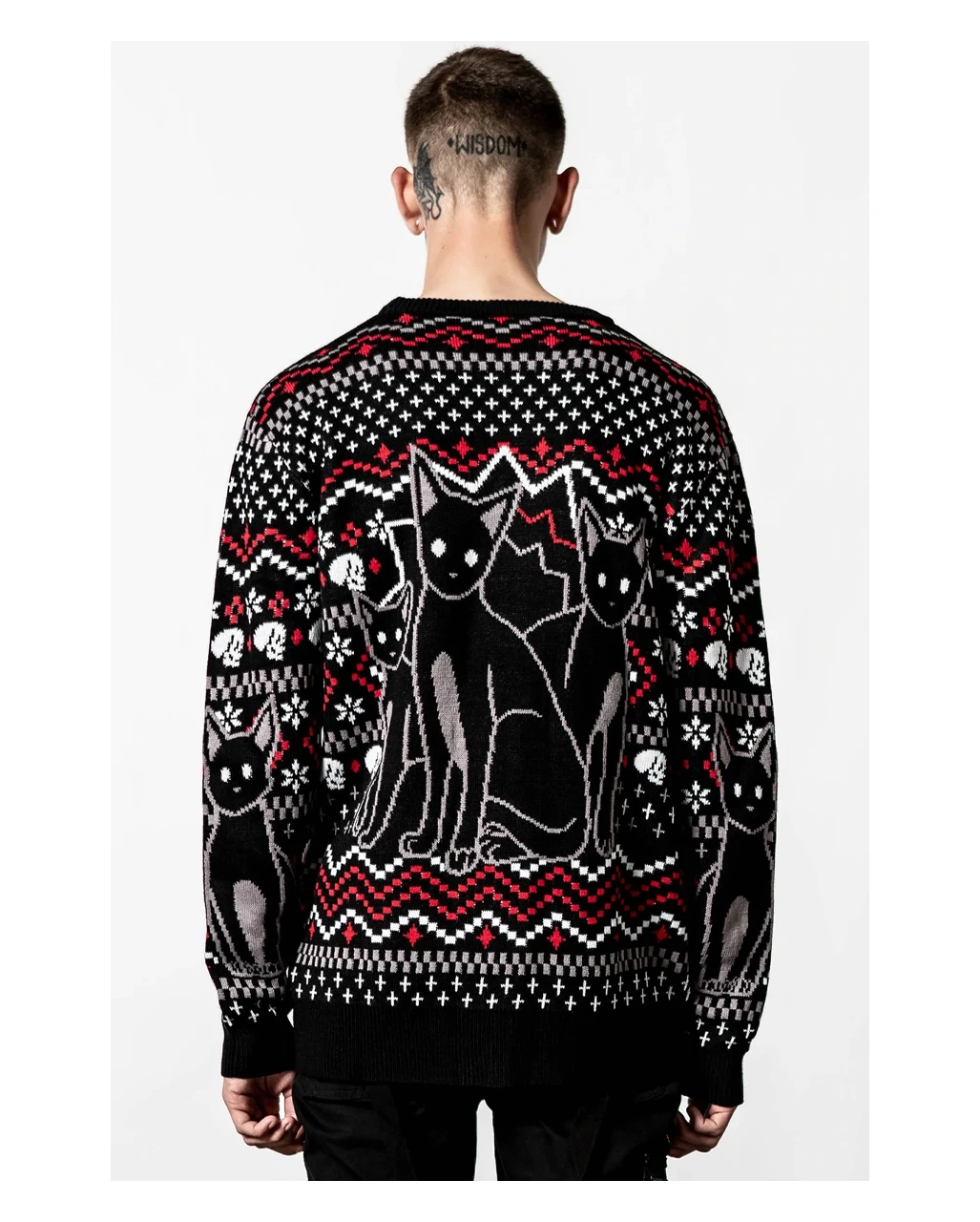 KILLSTAR Catmas Weihnachts-Strickpullover 5 KILLSTAR Catmas Weihnachts-Strickpullover – Bild 3