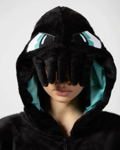 KILLSTAR Cthulhu Onesie Mit Kapuze -Halloween Kostüm Geschäft killstar cthulhu onesie mit kapuze killstar krake jumpsuit gothic cthulhu overall gothic mode homeware 52486 4