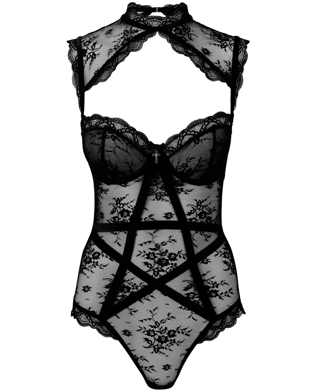 KILLSTAR Dark Desire Spitzen Bodysuit 3 KILLSTAR Dark Desire Spitzen Bodysuit