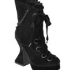 KILLSTAR Deadly Twin Stiefeletten 1 KILLSTAR Deadly Twin Stiefeletten -Halloween Kostüm Geschäft killstar deadly twin boots mit ketten applikation killstar gothic boots killstar boots gothic accessoire und geschenkartikel 52766