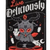 KILLSTAR Deliciously Strandtuch -Halloween Kostüm Geschäft killstar deliciously starndtuch killstar deliciously beach towel gothic accessoire 51116 01