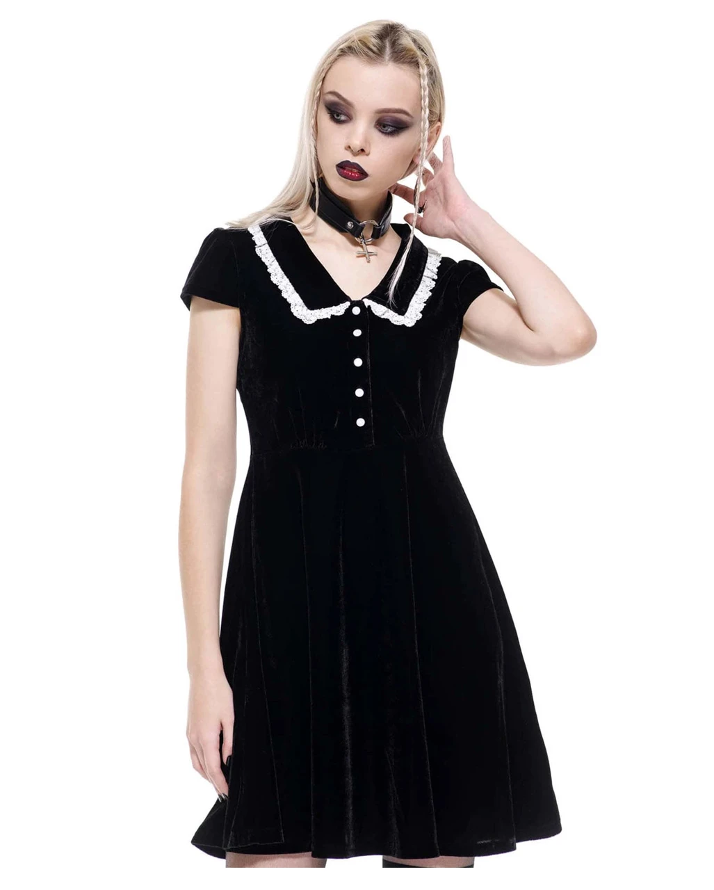 KILLSTAR Every Mourning Kragenkleid 4 KILLSTAR Every Mourning Kragenkleid – Bild 2