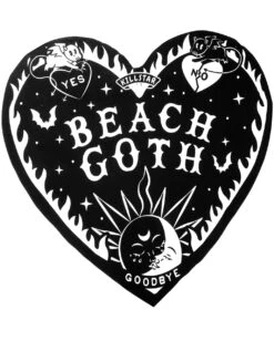 KILLSTAR Gothic Herz Strandtuch
