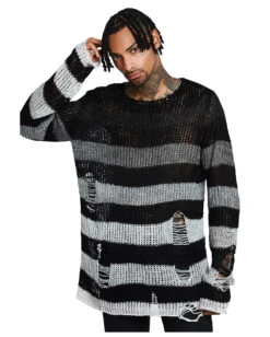 KILLSTAR Grady Strickpullover -Halloween Kostüm Geschäft killstar grady strickpullover soft knit sweater gothic fashion und gothic shop 51981 5