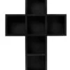KILLSTAR Kreuz Regal -Halloween Kostüm Geschäft killstar kreuz regal killstar cross shelf killstar wohnaccessoire gothic homeware 52137 01