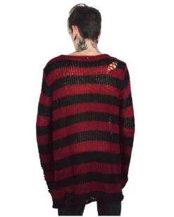 KILLSTAR Krueger Strickpullover 9 KILLSTAR Krueger Strickpullover -Halloween Kostüm Geschäft killstar krueger strickpullover soft knit sweater gothic fashion und zubehoer gothic shop 51982 4