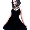 KILLSTAR Magica Skater Kleid -Halloween Kostüm Geschäft killstar magica skater kleid gothic fashion von killstar gothic onlineshop 52310