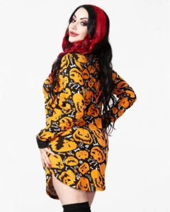 KILLSTAR Night Harvest Henley Kleid -Halloween Kostüm Geschäft killstar night harvest henley kleid killstar dress killstar accessoire gothic kleid gothic accessoires und geschenkartikel gothic loungewear 53726 2