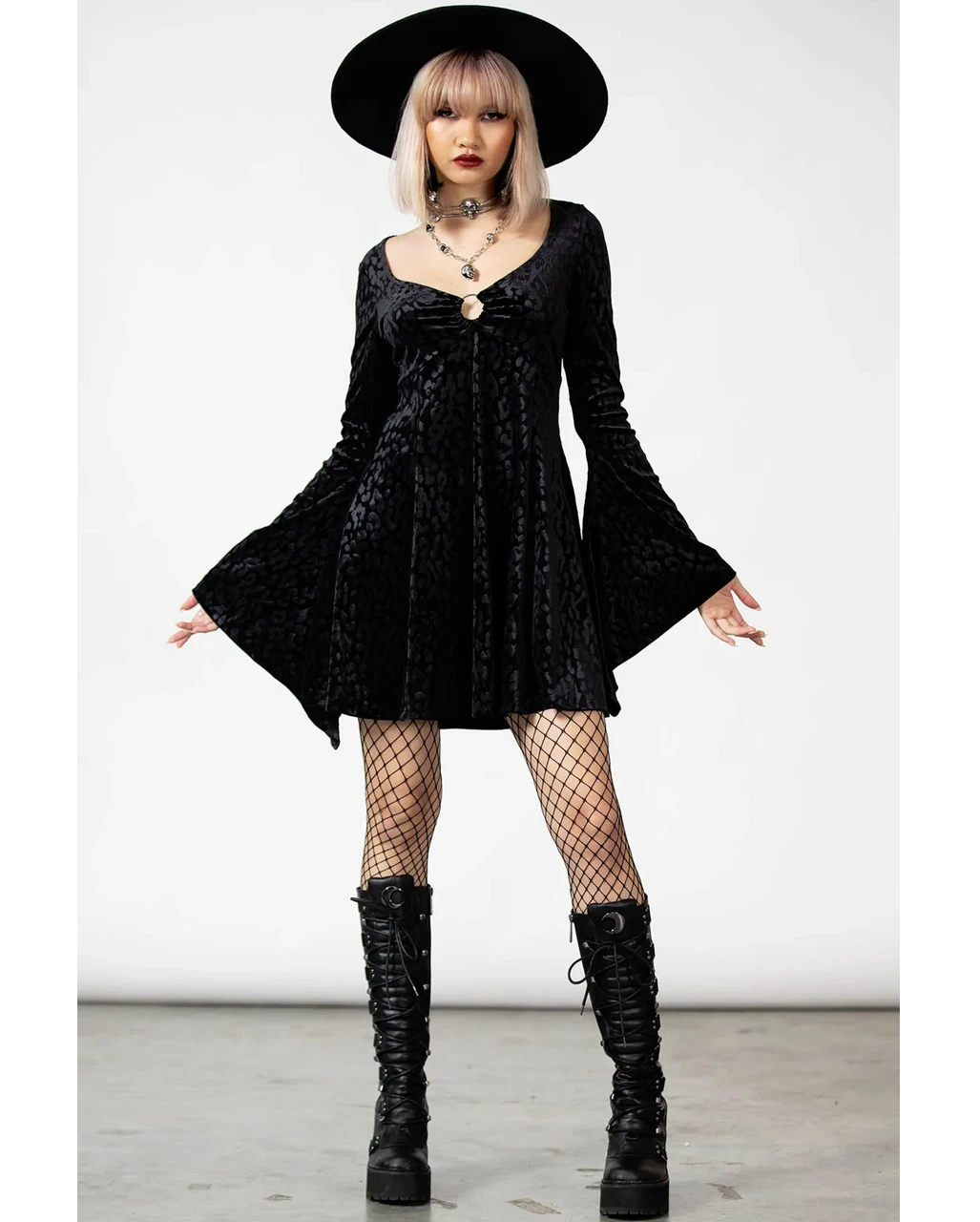 KILLSTAR Nightcall Langarm Kleid 3 KILLSTAR Nightcall Langarm Kleid