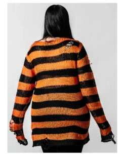 KILLSTAR Pumpkin Strickpullover 9 KILLSTAR Pumpkin Strickpullover -Halloween Kostüm Geschäft killstar pumpkin strickpullover halloween und gothic fashion killstar pumpkin knit sweater 52177 2
