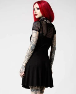 KILLSTAR Rotten Luck Skater Kleid 11 KILLSTAR Rotten Luck Skater Kleid -Halloween Kostüm Geschäft killstar rotten luck skater kleid killstar rotten luck skater dress gothic fashion gohtic kleider und roecke gotik mode 52290 4