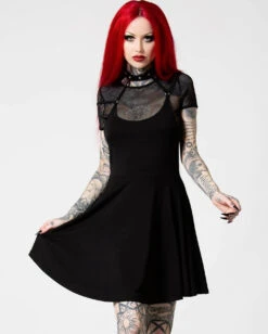 KILLSTAR Rotten Luck Skater Kleid 10 KILLSTAR Rotten Luck Skater Kleid -Halloween Kostüm Geschäft killstar rotten luck skater kleid killstar rotten luck skater dress gothic fashion gohtic kleider und roecke gotik mode 52290 5