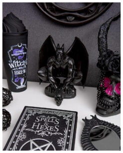 KILLSTAR Schwarze Gargoyle Statue -Halloween Kostüm Geschäft killstar schwarze gargoyle statue killstar black gargoyle statuette gothic deko fantasy deko 50468 03