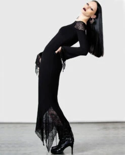 KILLSTAR Spiderella Kleid 7 KILLSTAR Spiderella Kleid -Halloween Kostüm Geschäft killstar spiderella kleid killstar abendkleid gothic kleid spinnweben kleid gothic bekleidung gothic accessoires und geschenkartikel gothic mode 54038 1