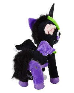 KILLSTAR Zombiecorn Dead Dawn Plüschtier Lila -Halloween Kostüm Geschäft killstar zombiecorn dead dawn pluesch tier lila zombie pluesch einhorn killstar deko killstar kreepture gothic accessoires und geschenkartikel 53493 1