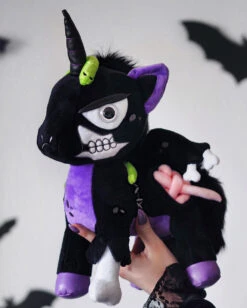 Halloween Kostüm Geschäft -Halloween Kostüm Geschäft killstar zombiecorn dead dawn pluesch tier lila zombie pluesch einhorn killstar deko killstar kreepture gothic accessoires und geschenkartikel 53493 2