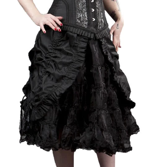 Knielanger Rock Gerafft 3 Knielanger Rock Gerafft