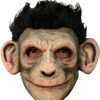 Schimpansen Maske Mit Kunstfell -Halloween Kostüm Geschäft lachender affe latex maske karneval masken halloween masken smiley monkey mask 26316