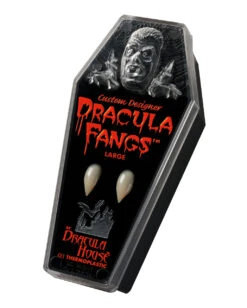 Vampir Eckzähne - Dracula Fangs Medium -Halloween Kostüm Geschäft lange vampir eckzaehne dracula fangs large vampire fangs 35768 2
