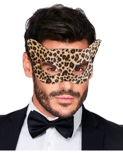 Leoparden Augenmaske 8 Leoparden Augenmaske -Halloween Kostüm Geschäft leoparden augenmaske phantera augenmaske leoaprd print eyemask wildkatze augenmaske 36609 03