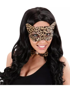 Leoparden Augenmaske 9 Leoparden Augenmaske -Halloween Kostüm Geschäft leoparden augenmaske phantera augenmaske leoaprd print eyemask wildkatze augenmaske 36609 04