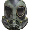 Steampunk Latex Gasmaske Grün 1 Steampunk Latex Gasmaske Grün -Halloween Kostüm Geschäft m3a1 gasmaske horror masken halloween masken latex mask 26310