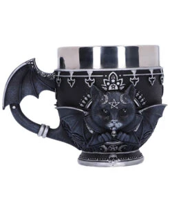 Malpuss Cult Cuties Tasse 11cm -Halloween Kostüm Geschäft malpuss cult cuties tasse malpuss cul cuties cup gothic geschirr gothic deko 54257 03