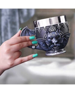 Malpuss Cult Cuties Tasse 11cm -Halloween Kostüm Geschäft malpuss cult cuties tasse malpuss cul cuties cup gothic geschirr gothic deko 54257 06