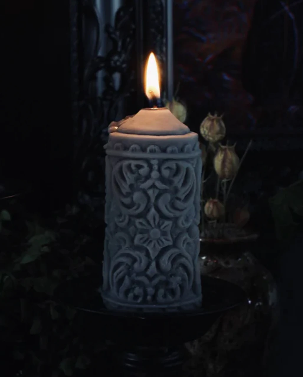 Midnight Morning Gothic Kerze 12cm 3 Midnight Morning Gothic Kerze 12cm