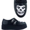 Misfits Skull Black Creepers Schuhe 1 Misfits Skull Black Creepers Schuhe -Halloween Kostüm Geschäft misfits skull schuhe halloween schuhe gothic schuhe halloween accessoire gothic accessoire gothic styled 52814