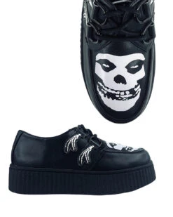 Misfits Skull Black Creepers Schuhe