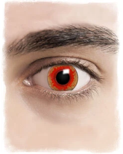Red Monster Kontaktlinsen 5 Red Monster Kontaktlinsen -Halloween Kostüm Geschäft monster kontaktlinsen zombie kontaktlinsen virus kontaktlinsen monster contact lenses 38176 mann