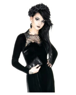 Moon Gothic Purse Mit Fledermausflügel -Halloween Kostüm Geschäft moon gothic geldboerse mit fledermausfluegel moon gothic purse with bat wings 53771 05