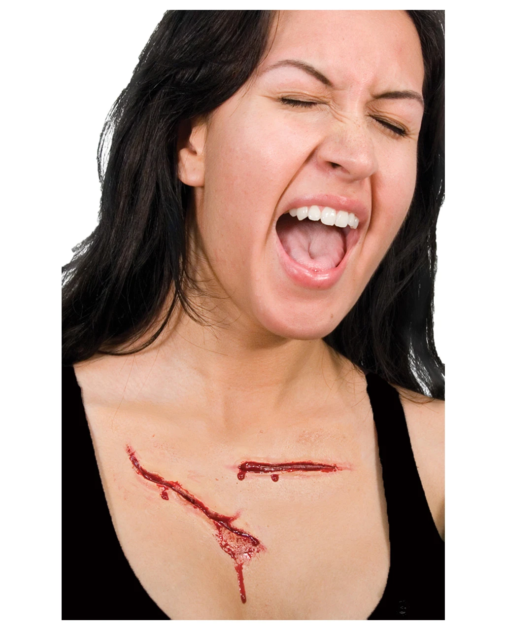 Slasher Narben Set 2-tlg. 2 Slasher Narben Set 2-tlg.