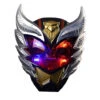 Kinder Roboter Maske Mit Licht 1 Kinder Roboter Maske Mit Licht -Halloween Kostüm Geschäft ninja krieger maske mit licht ninja kunststoff maske beleuchtet faschingsmaske 28723 1