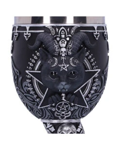 Pawzuph Katze Mit Ziegenhörnern Kelch 10 Pawzuph Katze Mit Ziegenhörnern Kelch -Halloween Kostüm Geschäft pawzuph hexenkatze kelch pawzuph cat goblet halloween und gothic wohnungsdeko gothic shop 52405 4