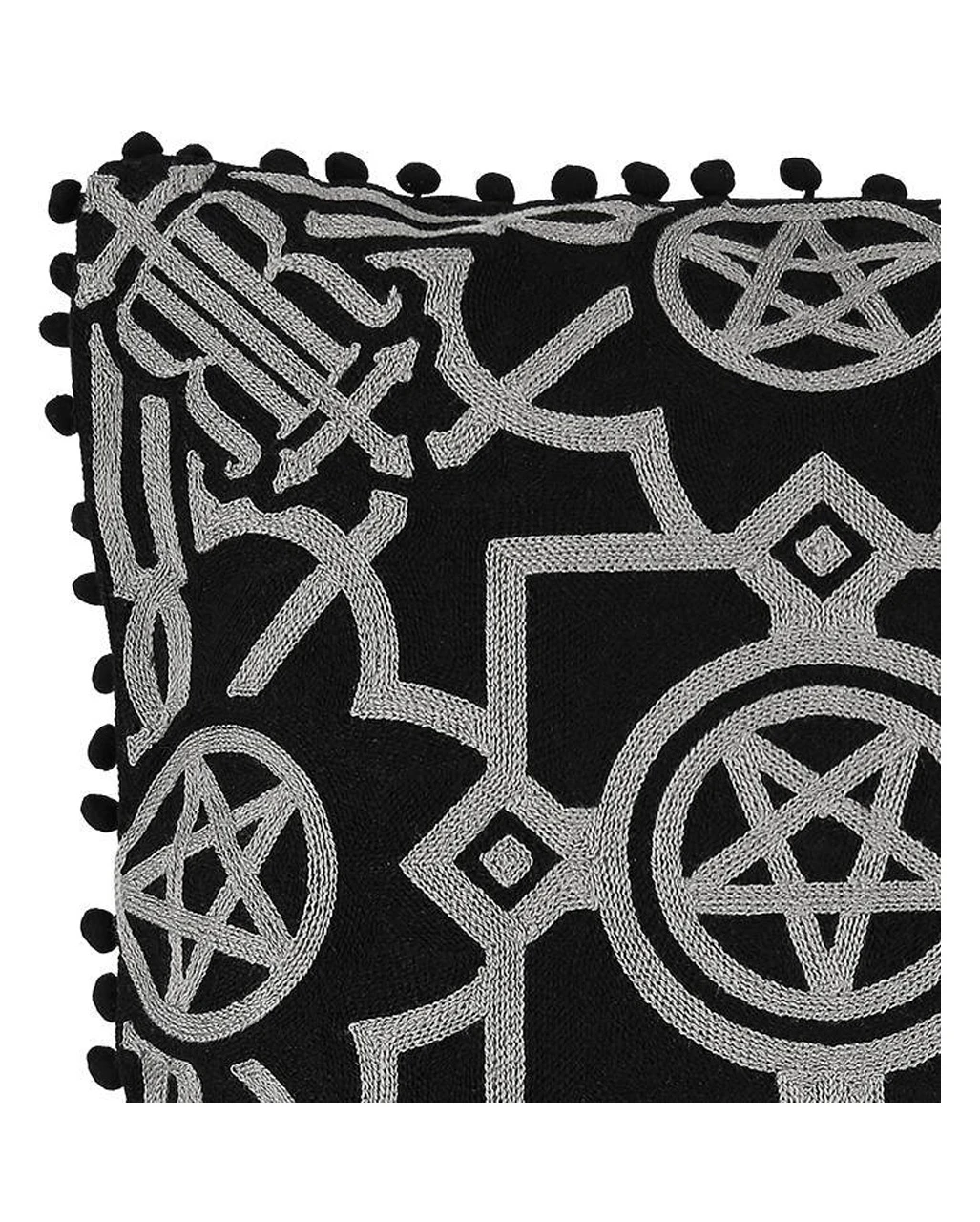 Pentagramm Kissenbezug Blair Black 45x45cm 4 Pentagramm Kissenbezug Blair Black 45x45cm – Bild 2