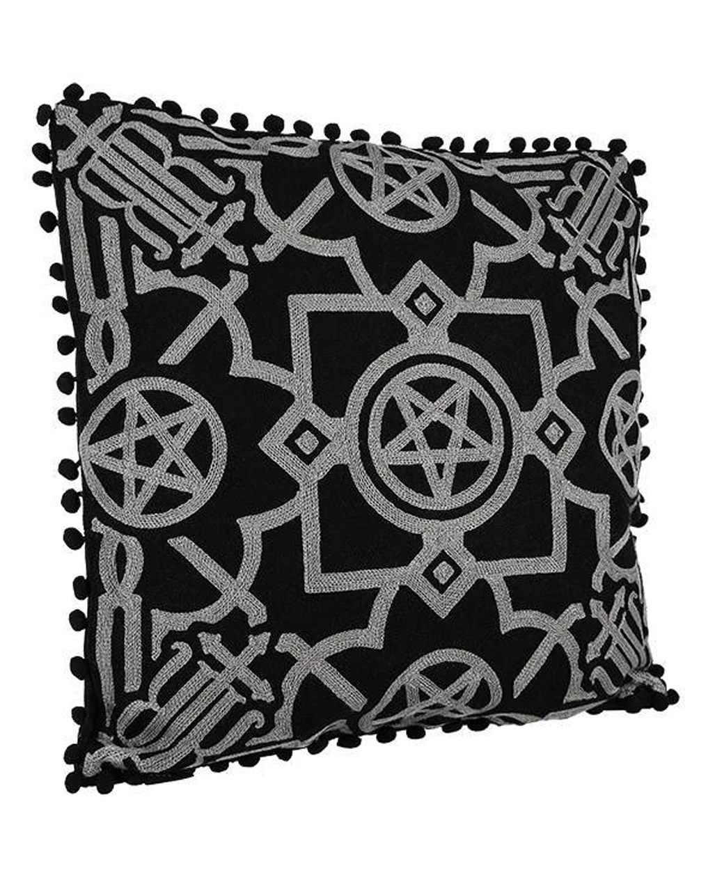 Pentagramm Kissenbezug Blair Black 45x45cm 5 Pentagramm Kissenbezug Blair Black 45x45cm – Bild 3