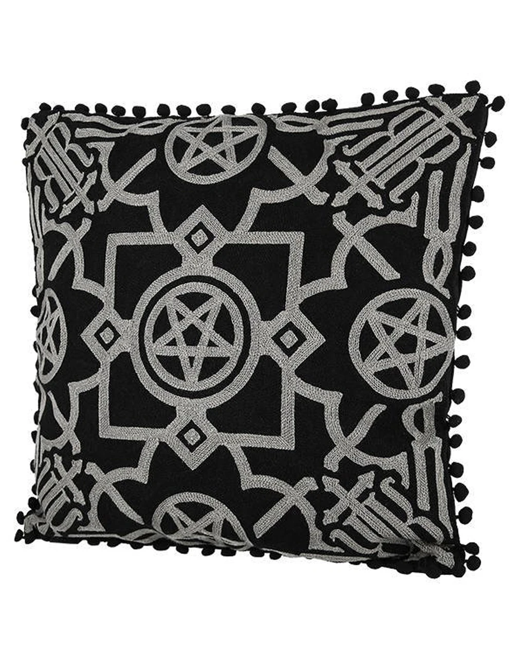 Pentagramm Kissenbezug Blair Black 45x45cm 6 Pentagramm Kissenbezug Blair Black 45x45cm – Bild 4
