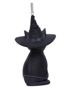 Purrah Hexenkatze Weihnachtskugel 11cm -Halloween Kostüm Geschäft purrah hexenkatze weihnachtskugel gothic christbaumkugel purrah witch cat hanging ornament 51092 03