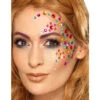 Rainbow Edelsteine 100 St. -Halloween Kostüm Geschäft rainbow edelsteine 100 st selbstklebende make up glitzersteine dekosteine bunt fuer schminke 35823