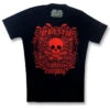 Red Skull And Bones T Shirt Gr. M -Halloween Kostüm Geschäft red skull and bones t shirt totenkopf shirt go1684 2