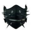 Sado Punk Halbmaske Mit Spikes -Halloween Kostüm Geschäft sado punk halbmaske mit spikes cyberpunk halfmask with spikes halloween masken kaufen 50497 01
