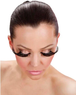 Schwarze Super Lange Kunst Wimpern -Halloween Kostüm Geschäft schwarze super lange kunst wimpern 38038 1