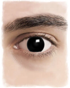 Kontaktlinsen Schwarze Hexe Motiv -Halloween Kostüm Geschäft schwarze kontaktlinsen farbige kontaktlinsen hexen motivlinsen schwarze kontaktlinsen fuer halloween 21816m